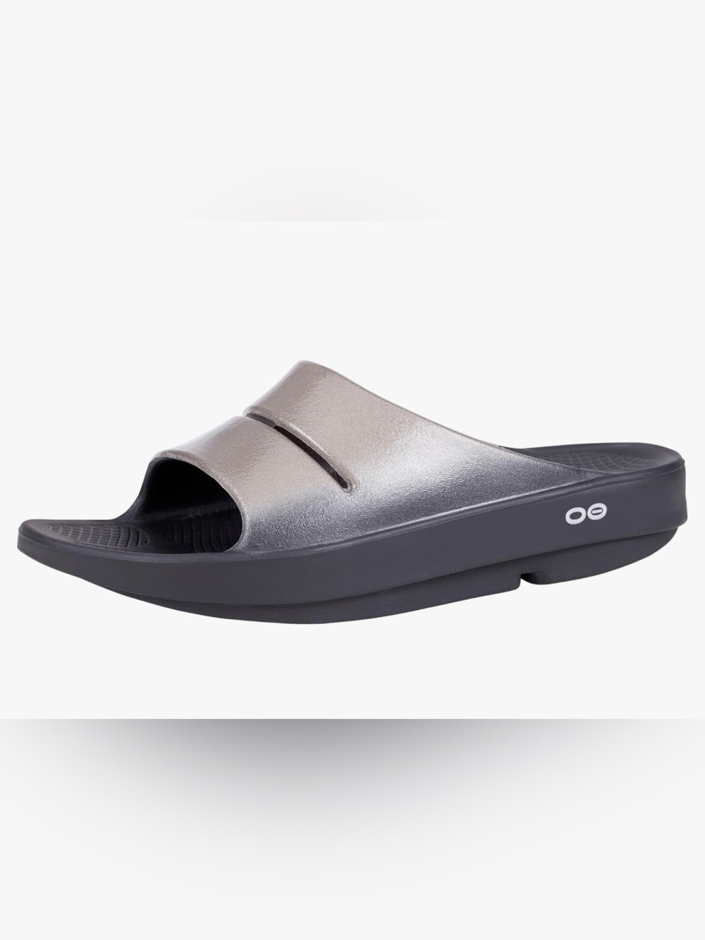 OOFOS OOahh Luxe Metallic Recovery Slide Sandals Women’s 7 / Men’s 5
